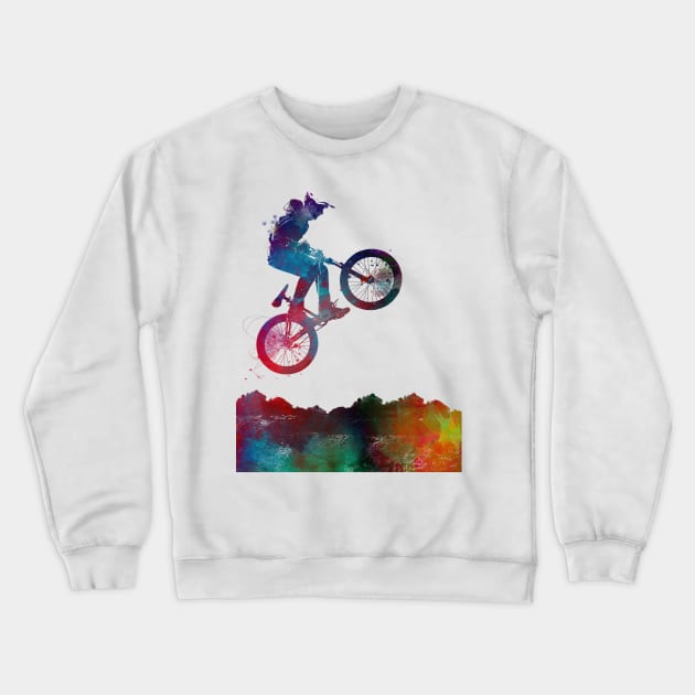 Cycling Bike sport art #cycling #sport Crewneck Sweatshirt by JBJart